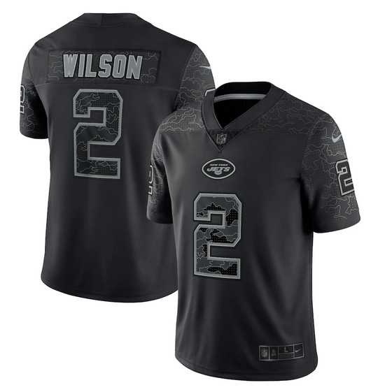 Men's New York Jets #2 Zach Wilson Black Reflective Limited Stitched Jersey,We sell and wholesale Men's New York Jets #2 Zach Wilson Black Reflective Limited Stitched Jersey on line form chian!
